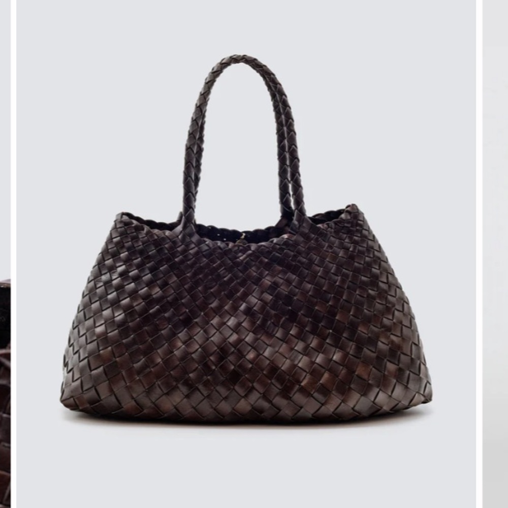 Dragon Diffusion Santa Croce Bag - Large Size - Dark Brown